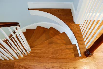 Hardwood steps in style